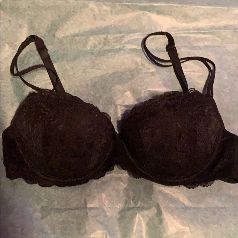 😋 2 for $20 VS Pink Black Lace Push up Bra